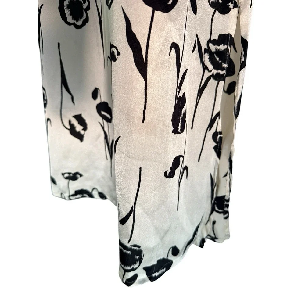 Vintage Maxi Floral Nightgown‎ M Sleep Dress Flutter Sleeve Romantic Cottagecore
